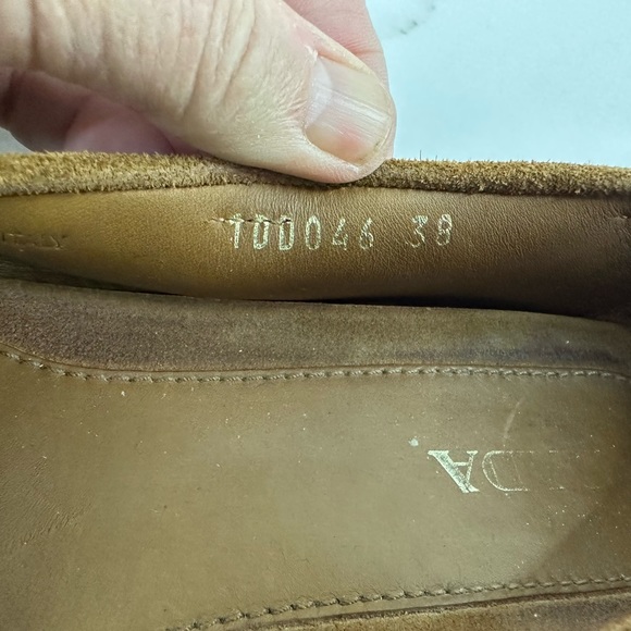 Prada Calzatura Donna Suede Loafers - Picture 5 of 5